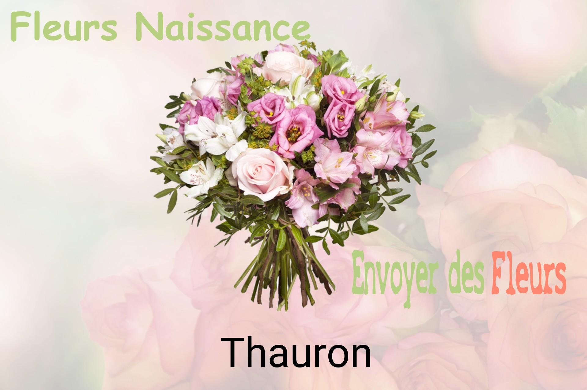Bouquet de fleurs de naissance livré à Thauron